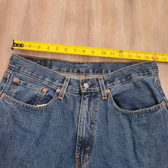 Levi's Mens 550 Relaxed Fit Jeans Size 34x32 Medium Wash - Picture 5 of 7